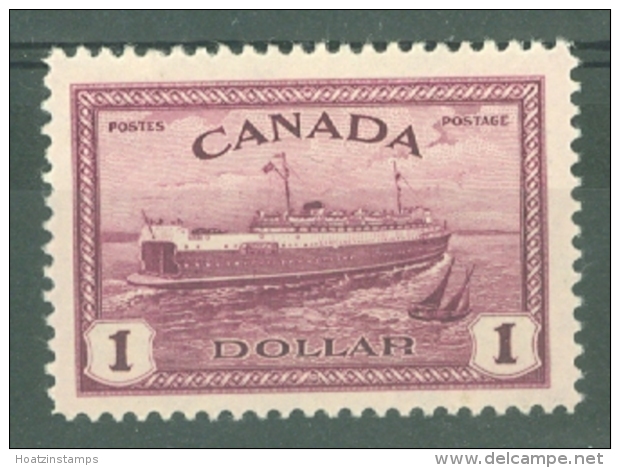 Canada: 1946/47   Peace - Re-conversion   SG406    $1    MH - Neufs