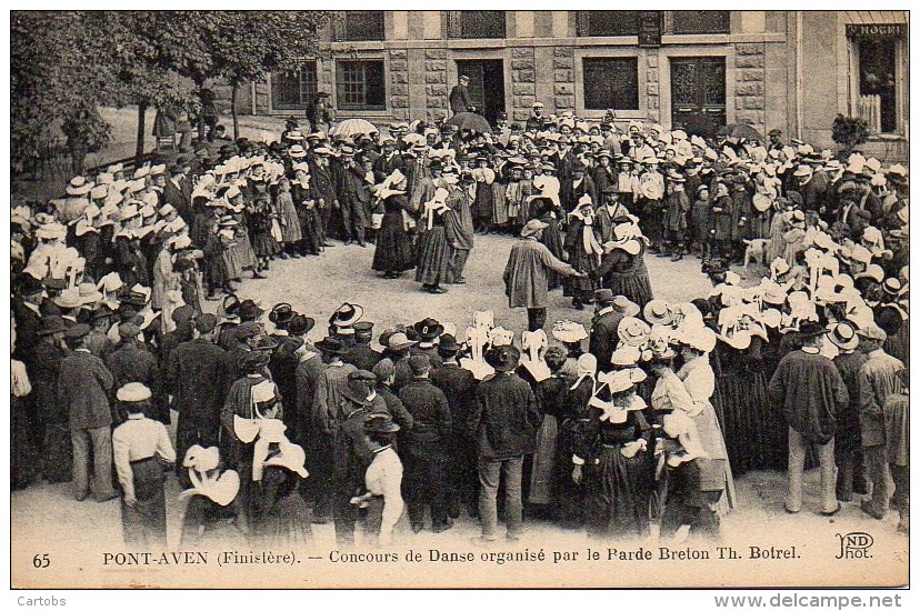 29 PONT-AVEN  Concours De Danse Organisé Par Le Barde Breton Th Botrel - Pont Aven