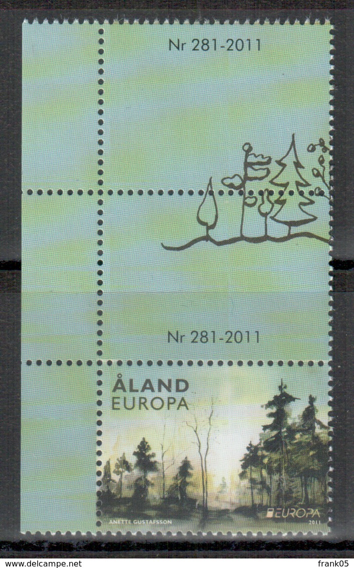 Aland 2011 EUROPA Mit Zierfeld** - 2011