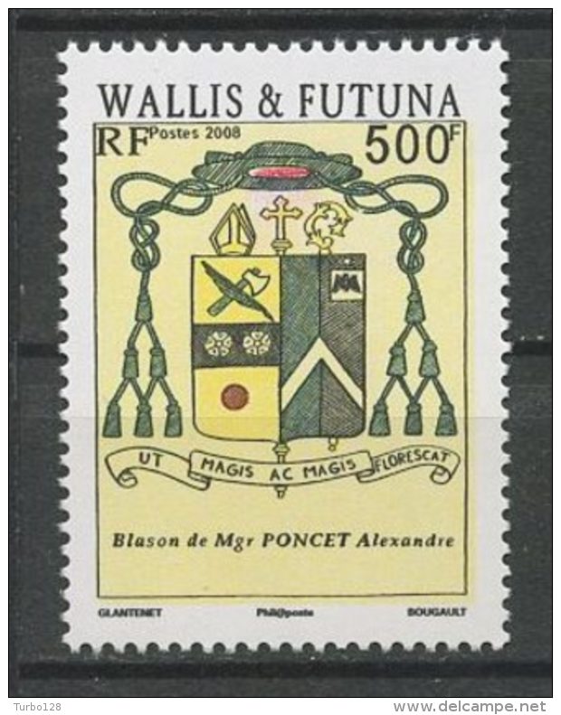 Wallis Et Futuna 2008  N° 706 **  Neuf = MNH Superbe. Blason De Monseigneur Poncet Coats Of Arms - Unused Stamps