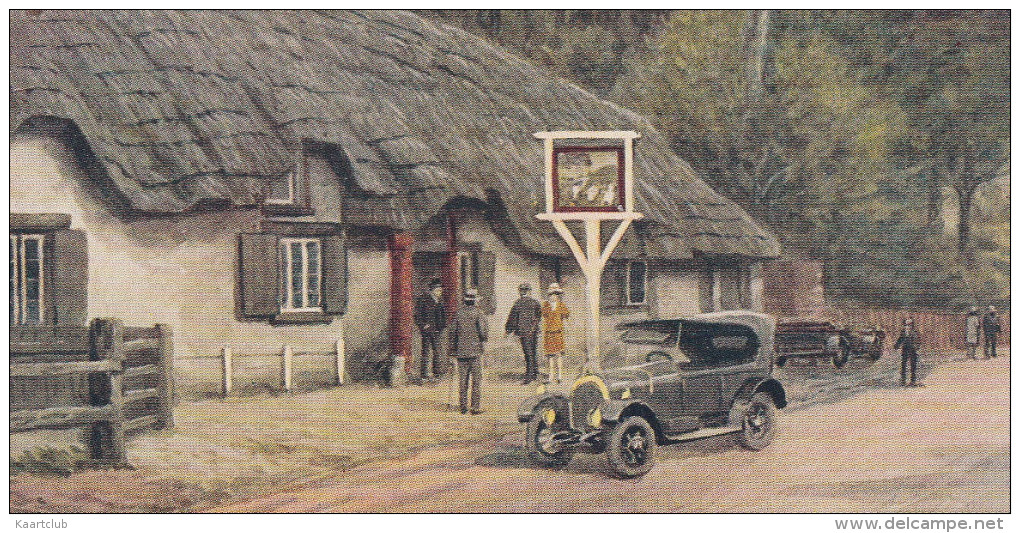 New Forest: BRASS-ERA CAR -'Cat & Fiddle' Inn - (England) - PKW