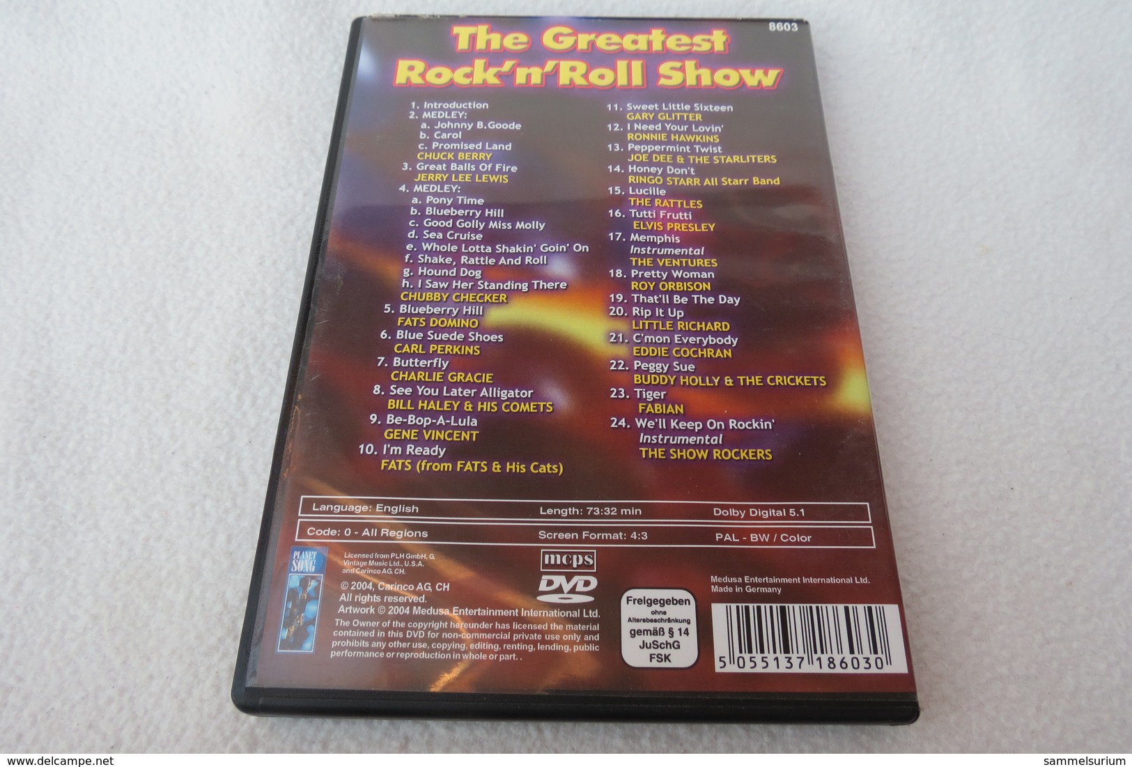 DVD "The Greatest Rock´n´Roll Show" - Muziek DVD's