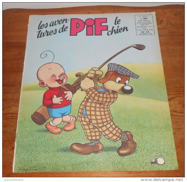 Les Aventures De Pif Le Chien. N°24. Février 1960. - Pif - Autres