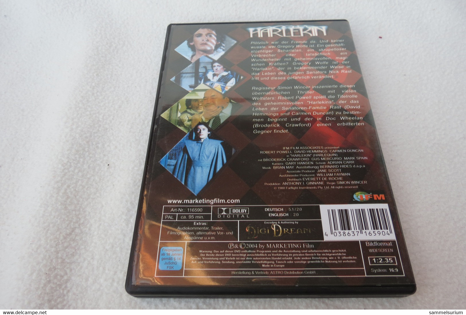 DVD "Harlekin" Thriller - Music On DVD