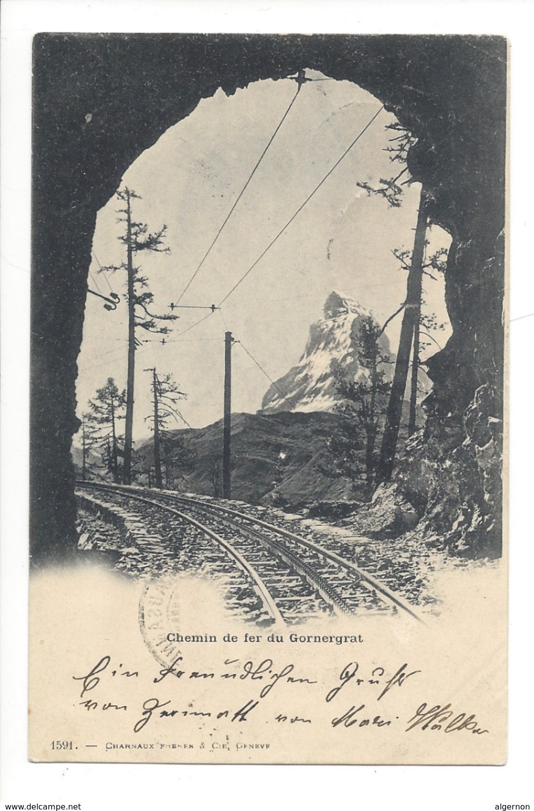 15792 -  Chemin De Fer Du Gornergrat Envoyée En 1899 - Autres & Non Classés
