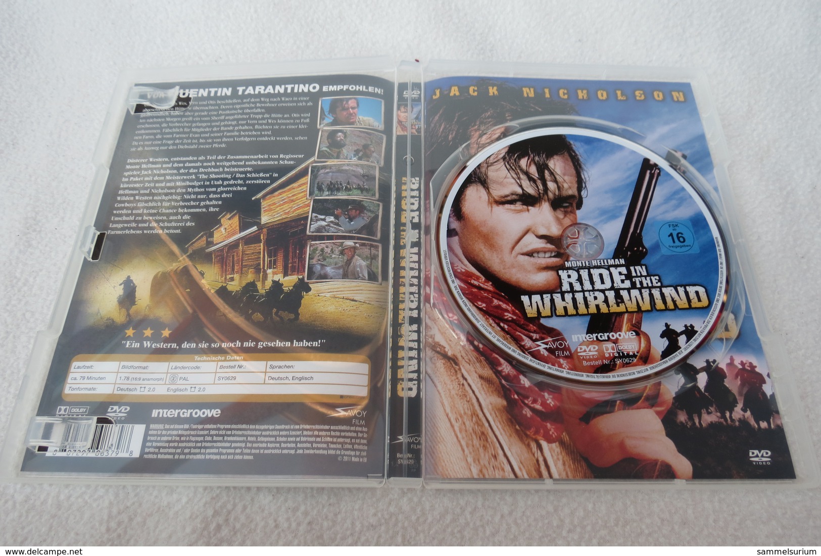 DVD "Ride In The Whirlwind" Western Mit Jack Nicholson - Musik-DVD's