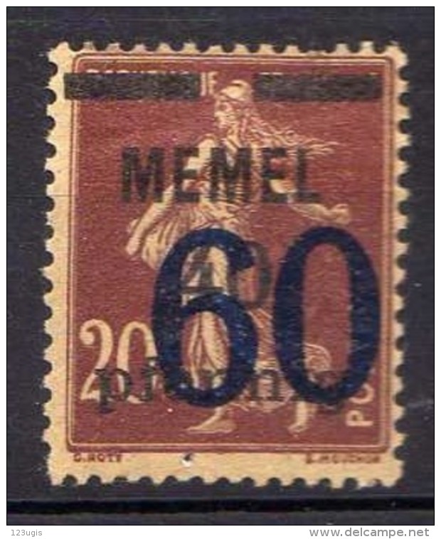 Memel 1921 Mi 35  * [301016XIII] - Memelgebiet 1923