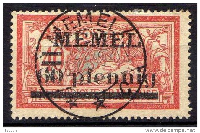 Memel 1920 Mi 24, Gestempelt [301016XIII] - Memelgebiet 1923