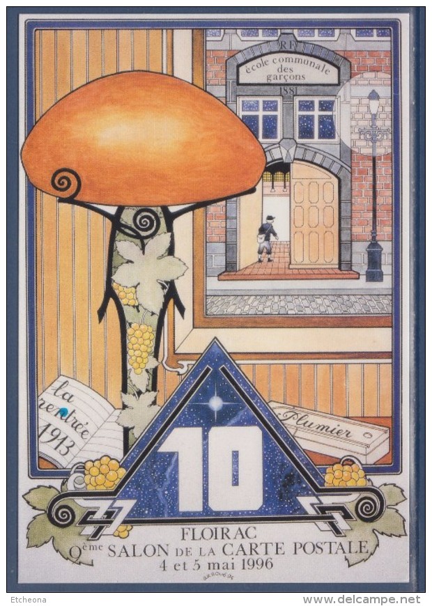 = 9ème Salon Carte Postale 1996 Par Association Cartophile De L'entre Deux Mers De Floirac, La Rentrée 1913 - Sammlerbörsen & Sammlerausstellungen