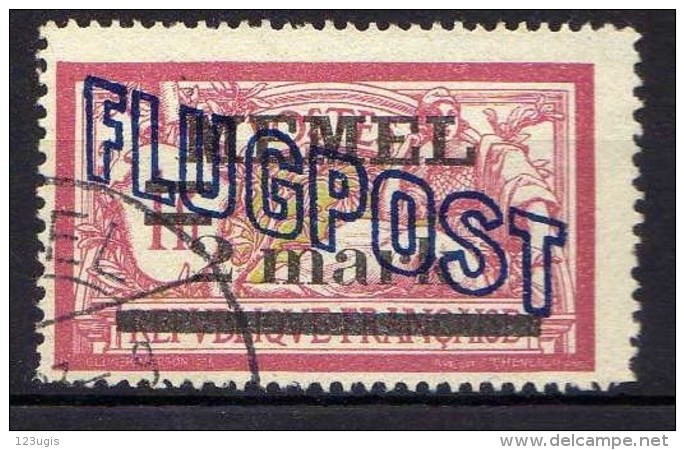 Memel (Klaipeda) 1921 Mi 44, Gestempelt, Flugpost / Air Mail [301016XIII] - Memelgebiet 1923