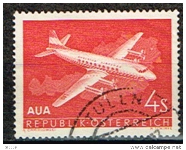 AUTRICHE /Oblitérés/Used/1958 - Inauguration Des Services De La Compagnie Aérienne Austrian Airlines - Used Stamps