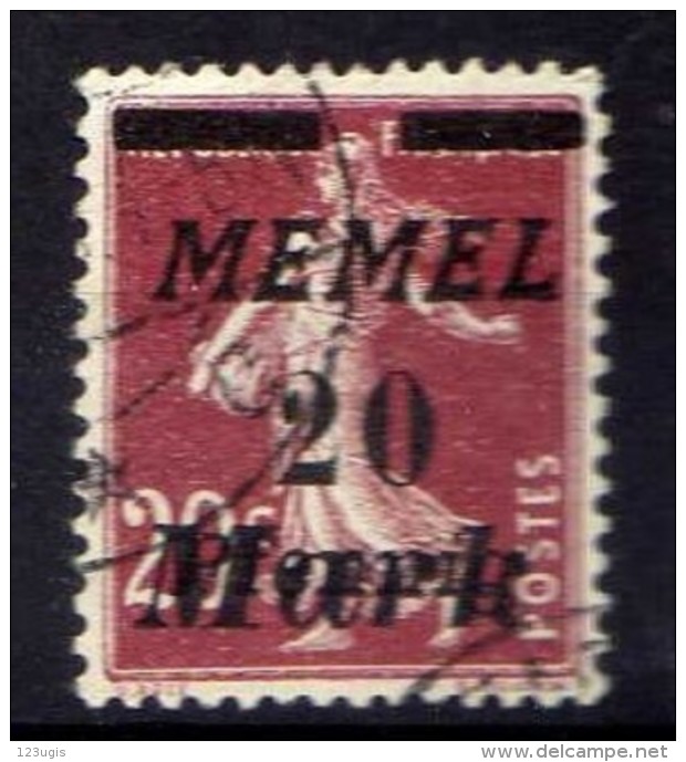 Memel 1922 Mi 109, Gestempelt [301016XIII] - Memelgebiet 1923