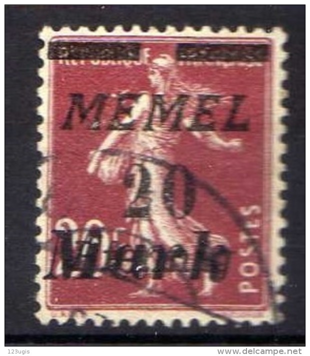 Memel 1922 Mi 109, Gestempelt [301016XIII] - Memelgebiet 1923