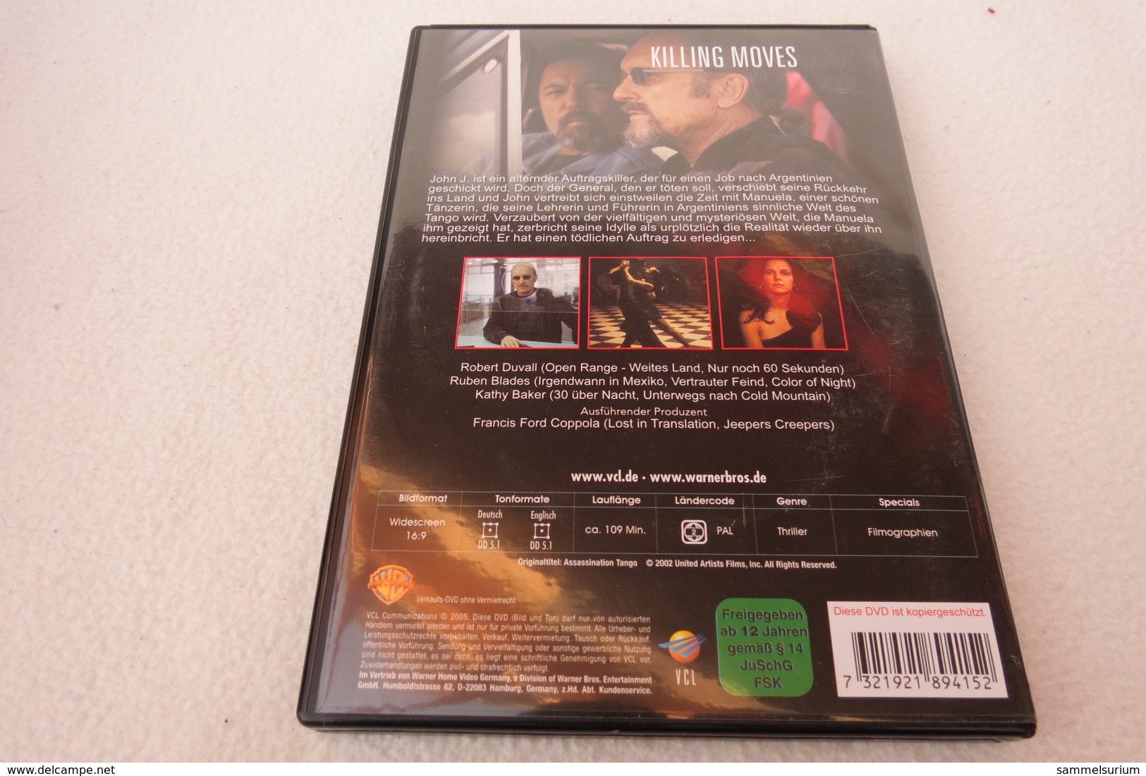 DVD "Killing Moves" Thriller - DVD Musicales