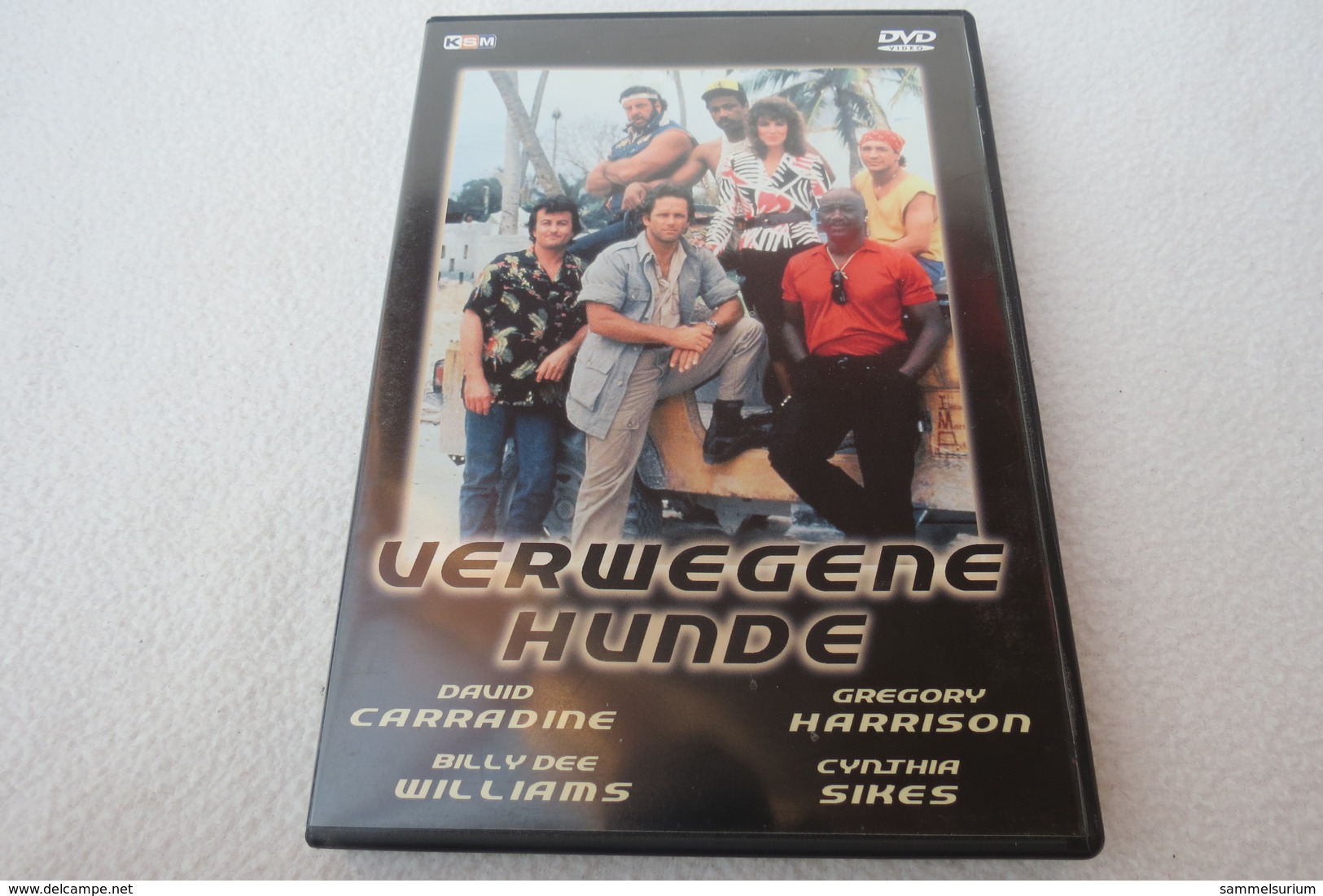 DVD "Verwegene Hunde" David Carradine, Gregory Harrison, Billy Dee Williams - Musik-DVD's