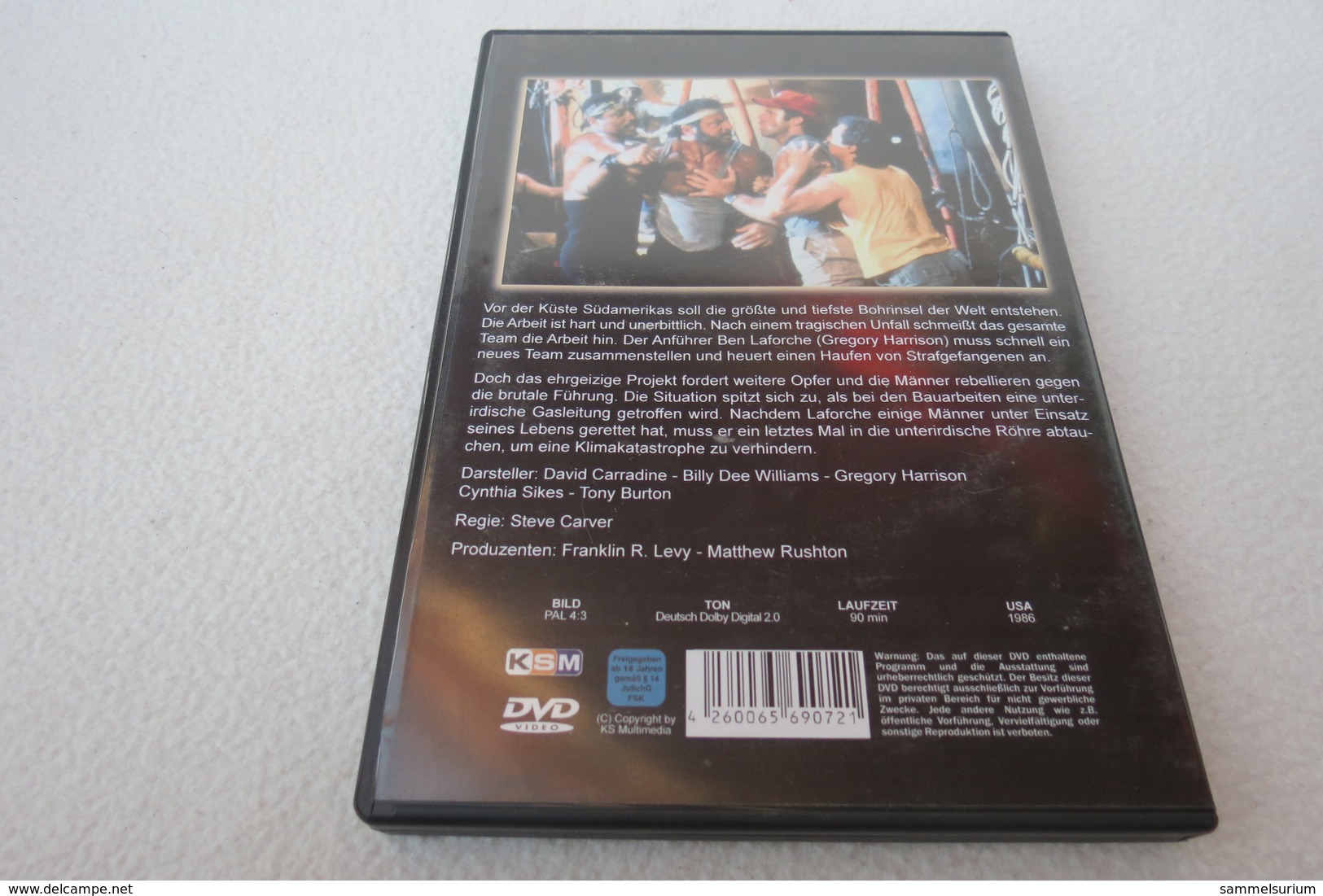 DVD "Verwegene Hunde" David Carradine, Gregory Harrison, Billy Dee Williams - Music On DVD