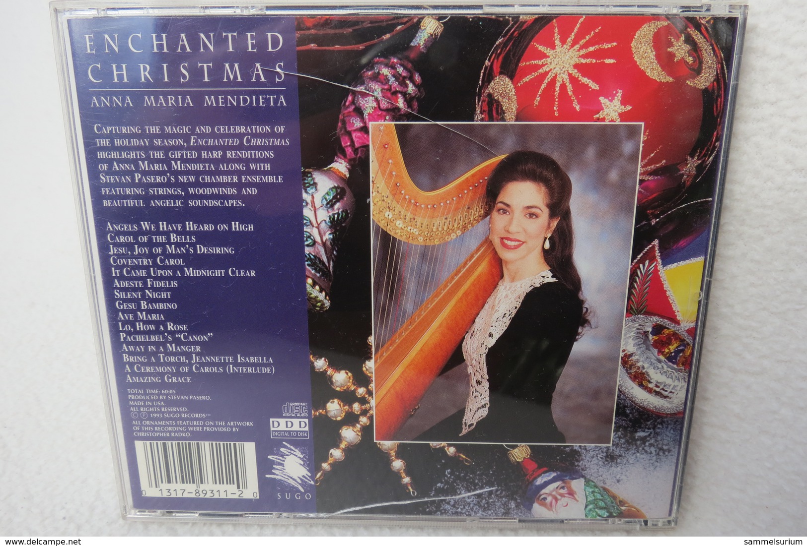 CD "Enchanted Christmas" Anna Maria Mendieta Harp & New Chamber Ensemble - Kerstmuziek