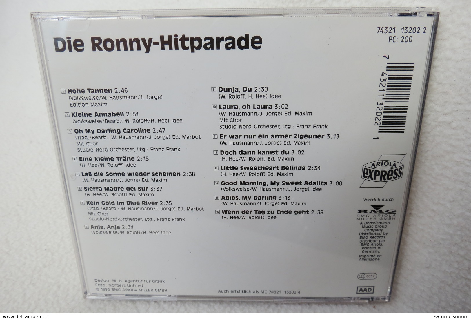 CD "Ronny" Die Ronny Hitparade - Hit-Compilations