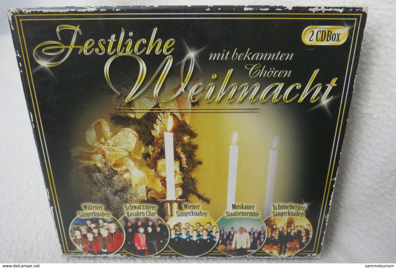 2 CDs Box "Festliche Weihnacht" Mit Bekannten Chören - Kerstmuziek