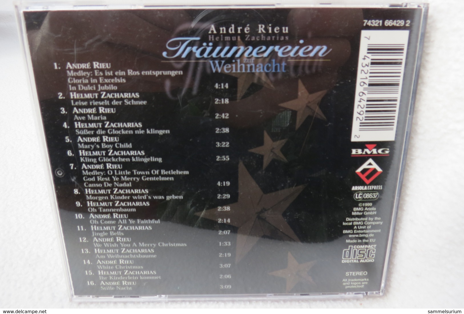 CD "André Rieu" Träumereien Zur Weihnacht - Canzoni Di Natale