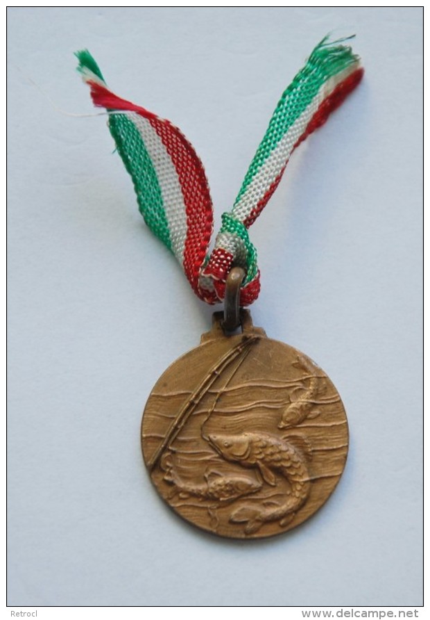 Old Medal- Fishing, Pesca, Pêche - APD GALLARATE - Trofeo PIER VITTORIO ZERBI - Professionals/Firms