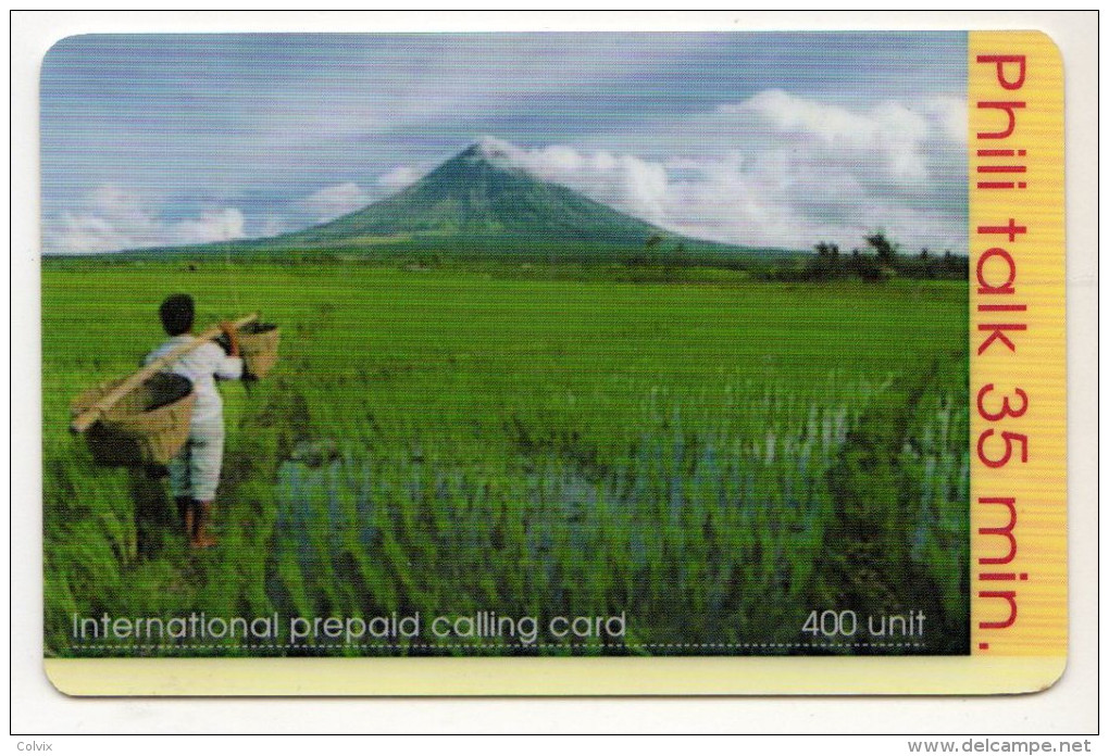 PHILPPINES Recharge PHILI TALK 400U Date 2002 - Philippines