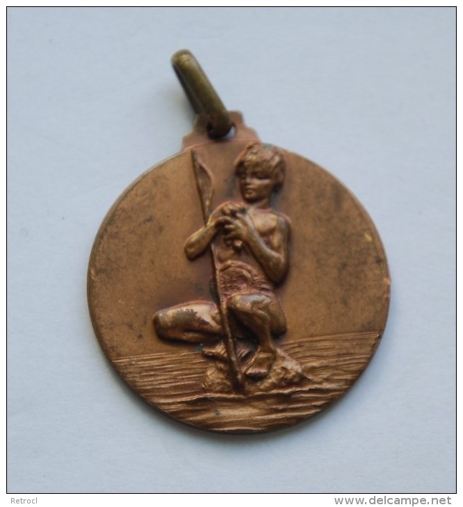 1952 - Old Medal- Fishing, Pesca, Pêche - Campionato Provinciales Milano - Fishing