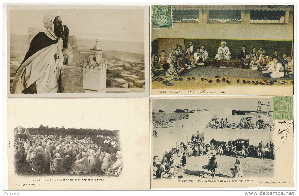 Lot Of 56 Old Postcards About Islam, Mosque , Medersa, Events Etc Worldwide - Arabie Saoudite