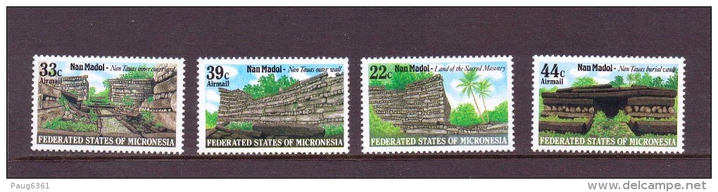 MICRONESIE 1985 RUINES Sc N°45-C16/18 NEUF MNH** - Micronésie