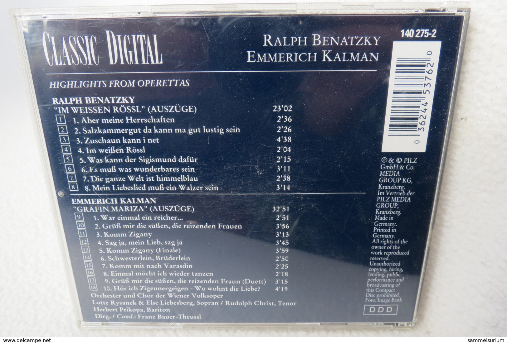 CD "Ralph Benatzky / Emmerich Kalmann" Highlights Aus Operetten - Opera / Operette