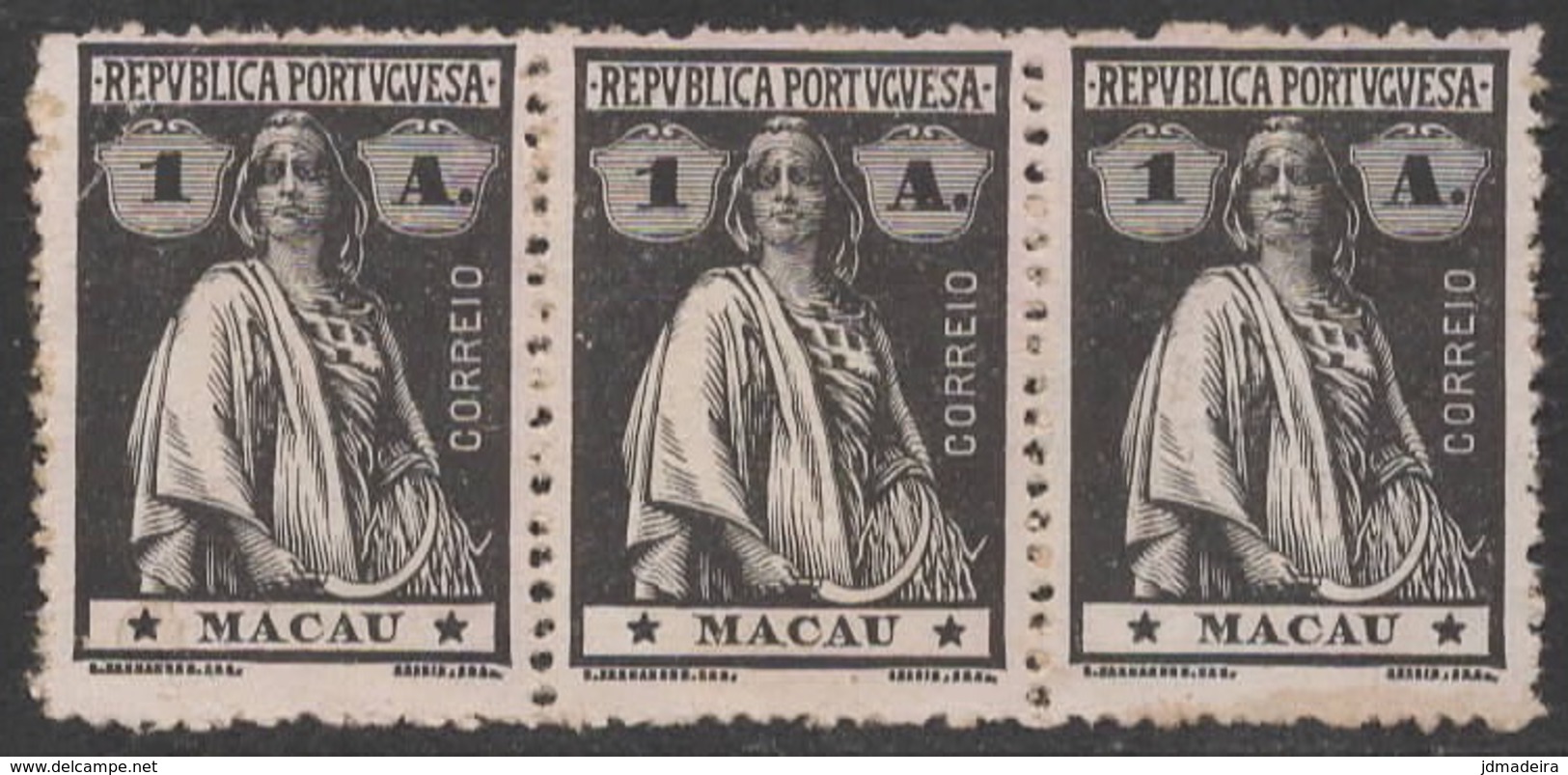 Macao Macau &ndash; 1913 Ceres Type 1 Avo - Ungebraucht