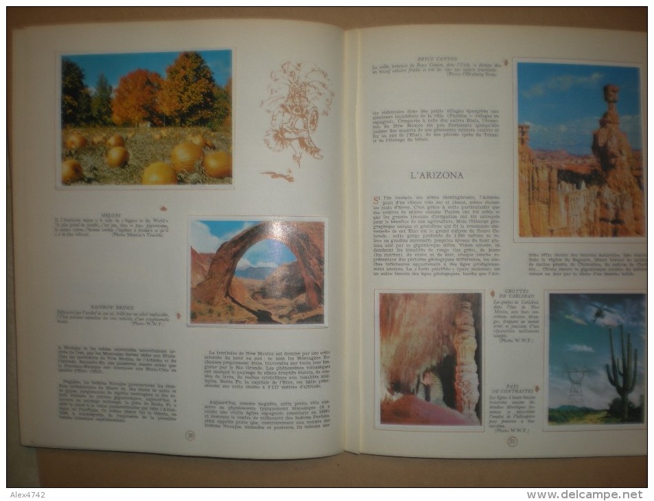 Album Chromos Timbres Tintin, La Géographie De L'amérique, Deuxième Partie, Complet - Albums & Catalogues
