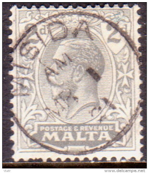 MALTA 1921 SG #100 2d Used Wmk Mult. Script CA - Malta (...-1964)