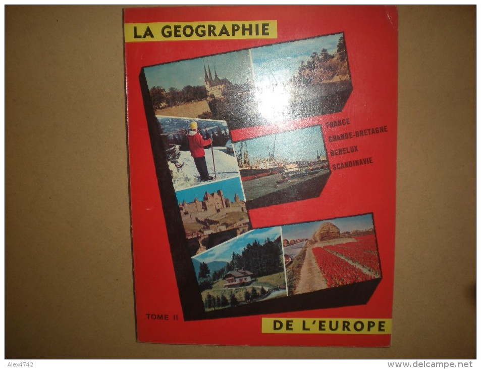 Album Chromos Timbres Tintin, La Géographie De L´europe, Tome 2, Complet - Albums & Catalogues