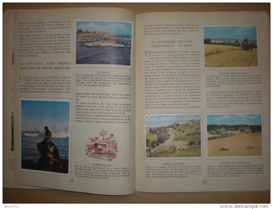 Album Chromos Timbres Tintin, La Géographie De L´europe, Tome 2, Complet - Albums & Catalogues