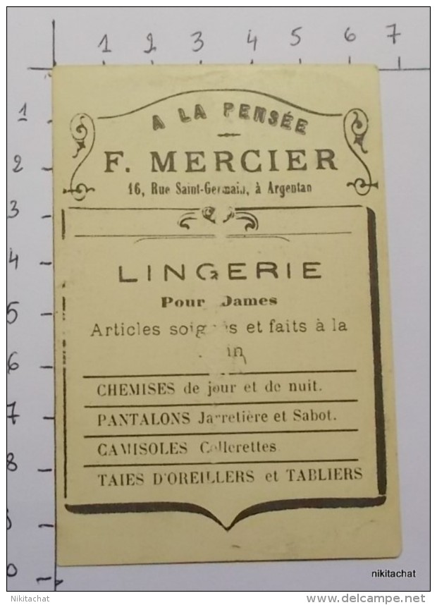 CHROMO "Le Canot De L'amiral"-A LA PENSéE-F.MERCIER-Lingerie Pour Dames - Andere & Zonder Classificatie