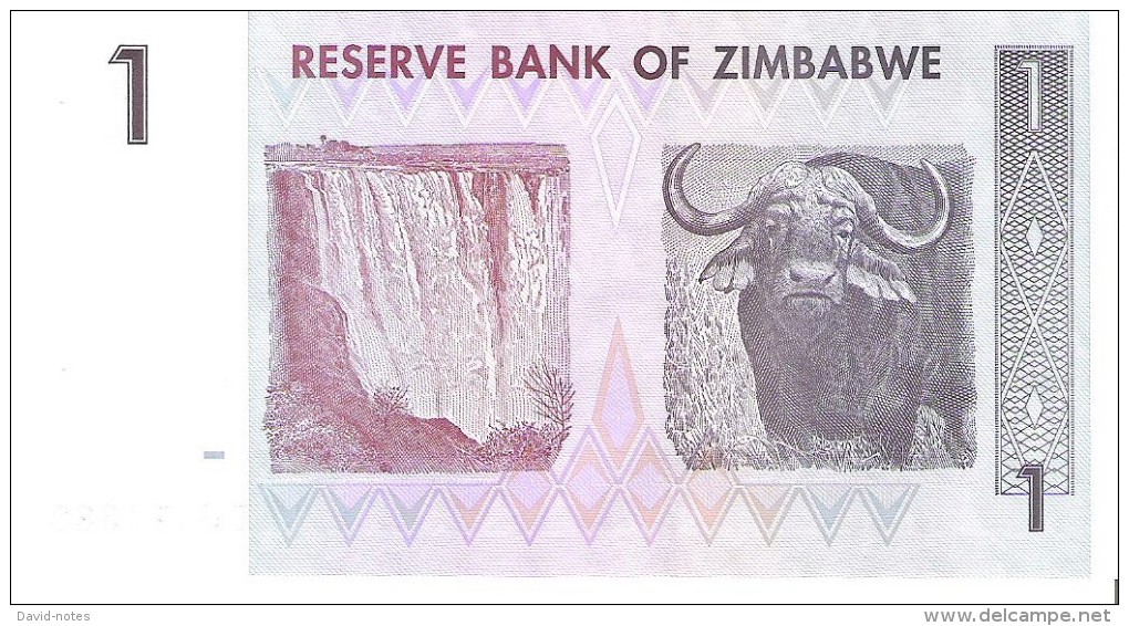 Zimbabwe - Pick 65 - 1 Dollar 2007 - Unc - Zimbabwe