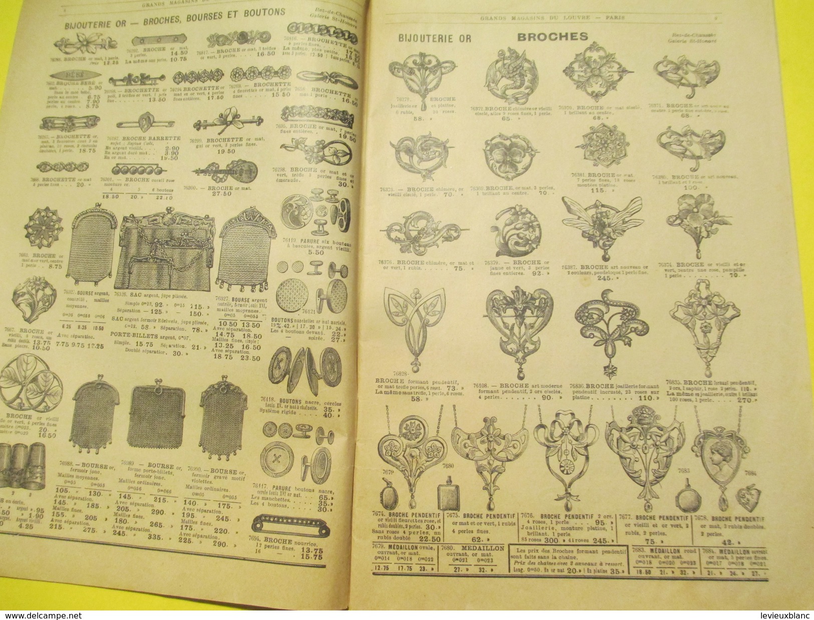 Grands Magasins Du Louvre/Catalogue/Bijouterie-Eventail-Optique-Parfumerie-Religieux/Paris/1908      CAT152 - Autres & Non Classés