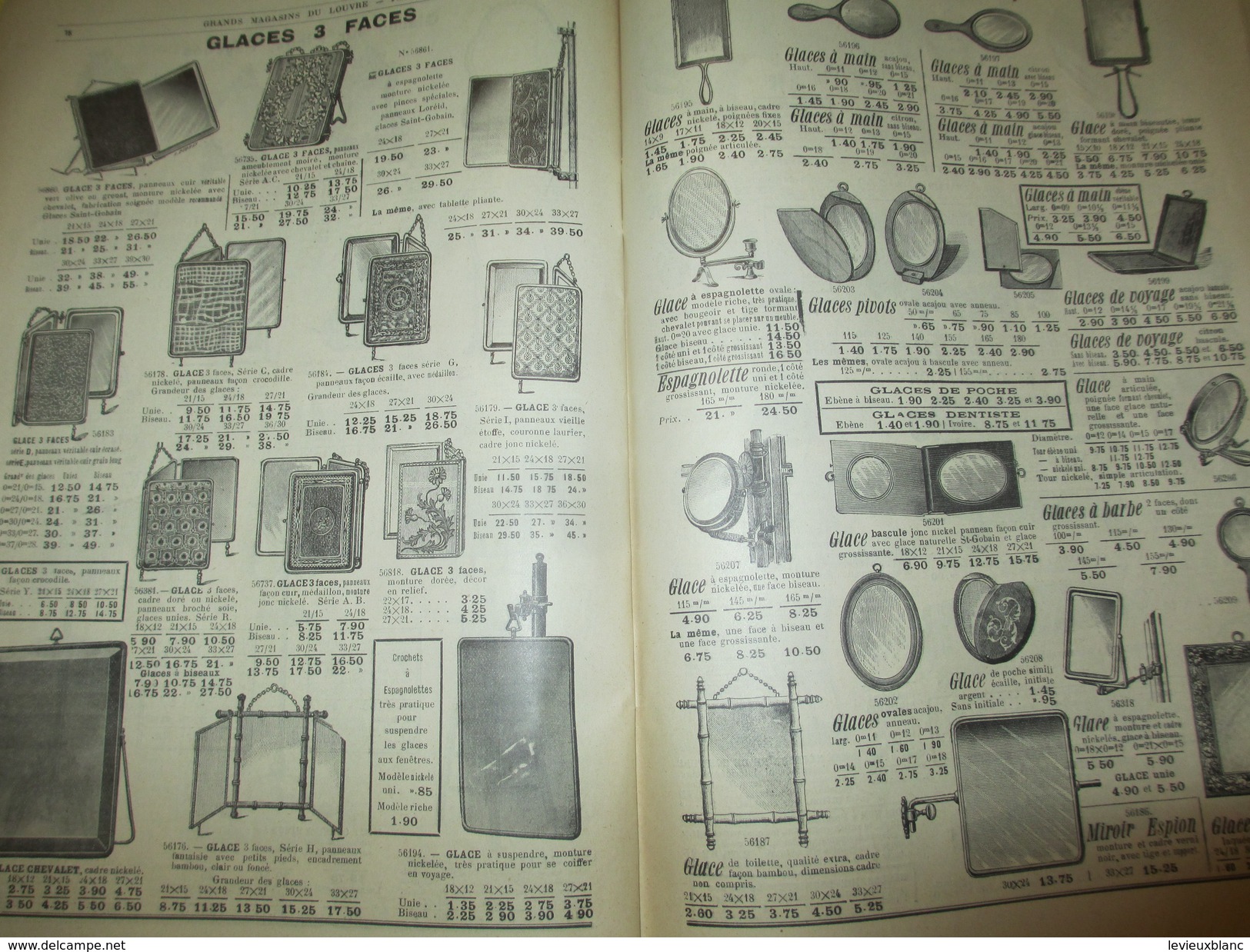 Grands Magasins du Louvre/Catalogue/Bijouterie-Eventail-Optique-Parfumerie-Religieux/Paris/1908      CAT152