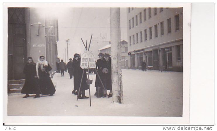 Foto Strassensammlung In Finnland - Köyhien Jouluksi - Ca. 1940 6*4 Cm (25492) - Orte
