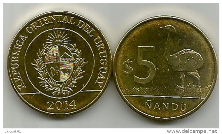 Uruguay 5 Pesos 2014. UNC KM#137 - Uruguay