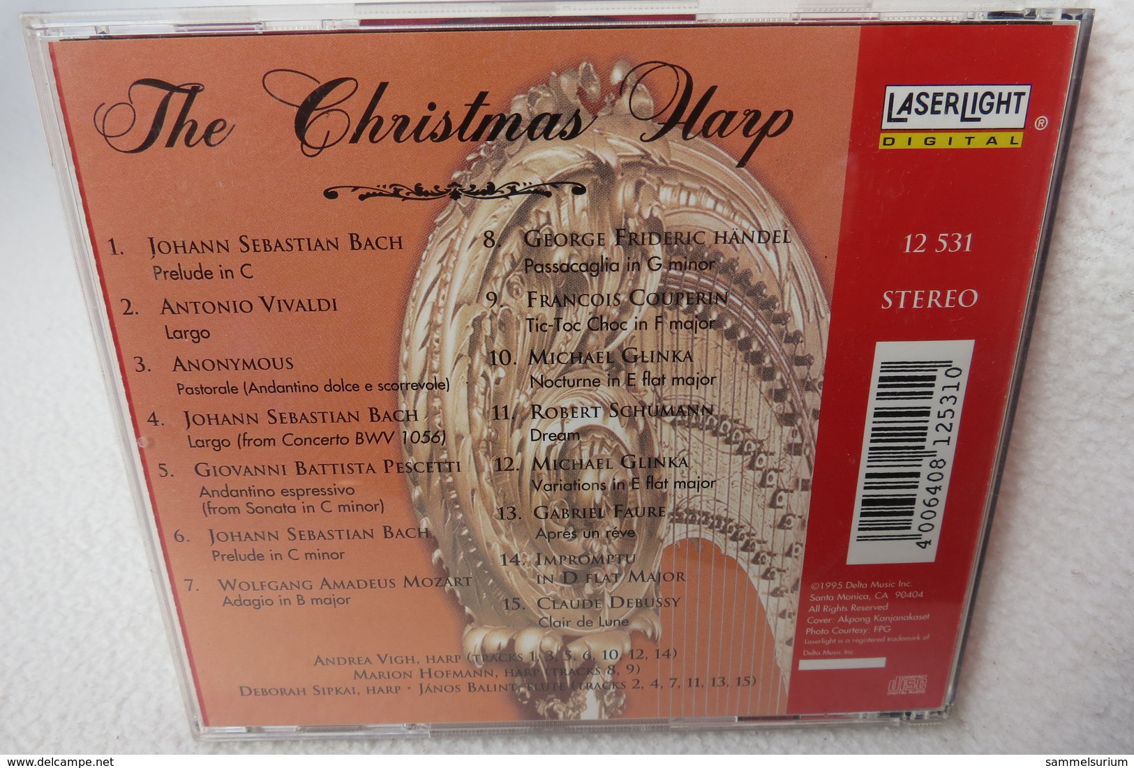 CD "The Christmas Harp" Classical Christmas Favorites - Chants De Noel