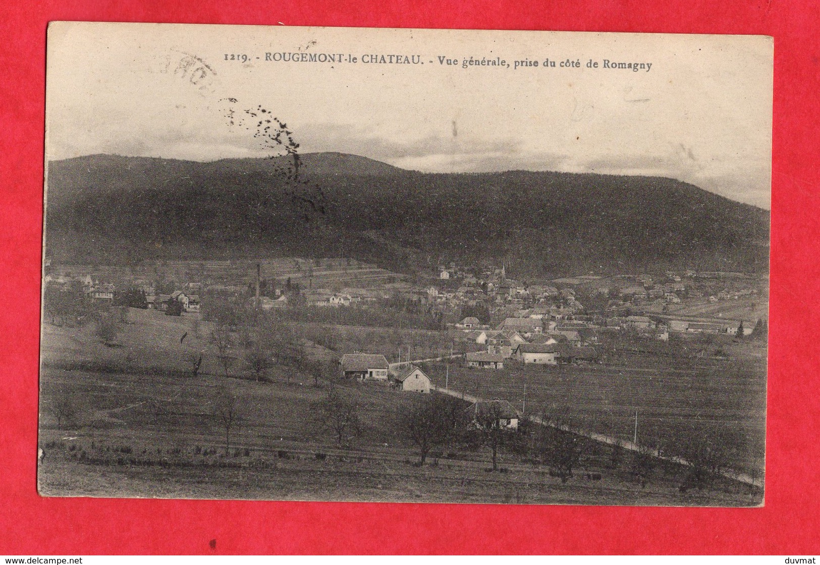 90 Territoire De Belfort Rougemont Le Chateau Vue Generale Prise Du Coté De Romagny - Rougemont-le-Château