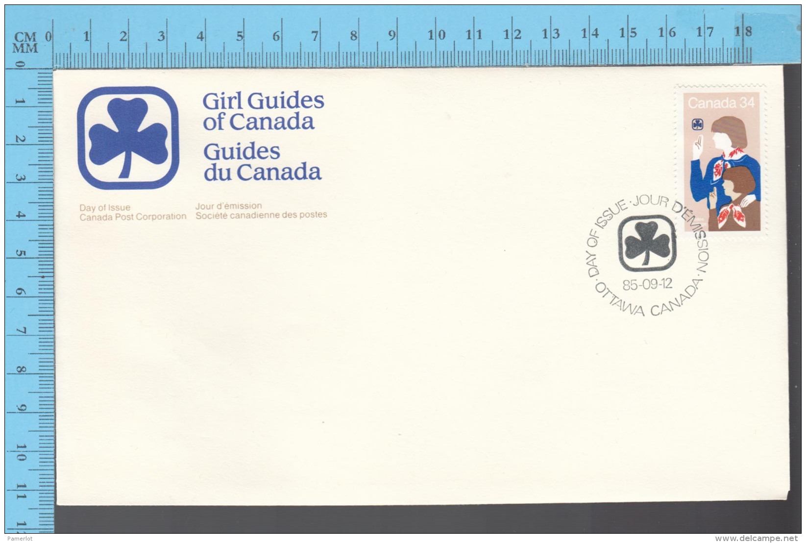 Canada - 1985 Scott #1062, Scoutism, Girl Guide And Brownie - FDC PPJ , Fancy Cancelation - Lettres & Documents