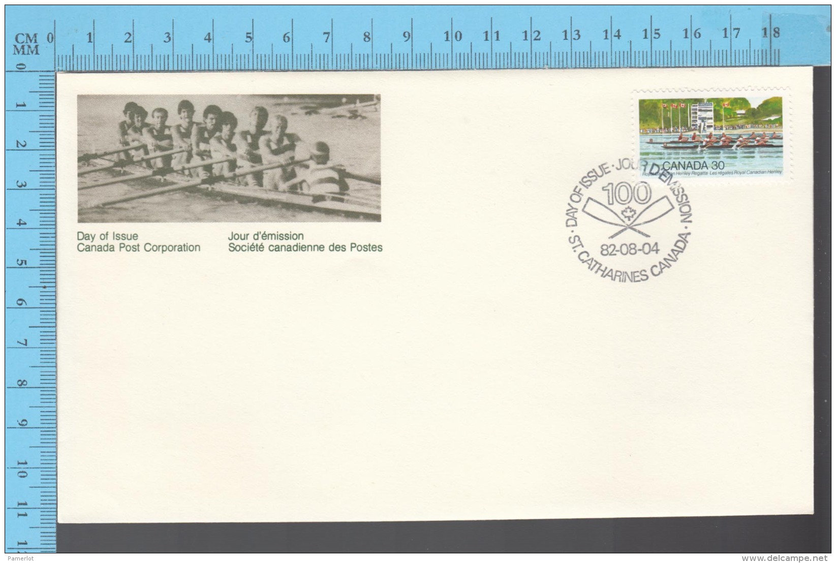 Canada - 1982  Scott #968, Royal Canadian Henley Regatta, Rowing Competition - FDC PPJ , Fancy Cancelation - 1981-1990