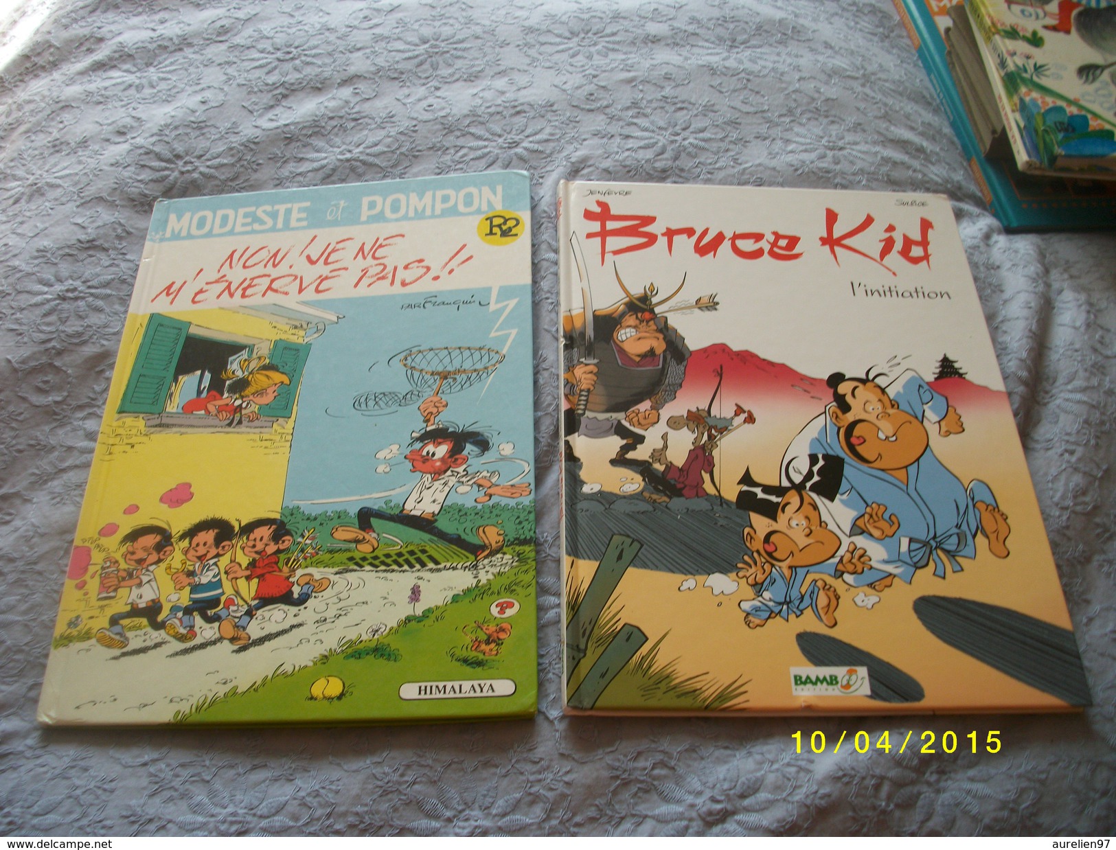 Modete Pompon: Non Je Ne M'énerve Pas Et Bruce Kid: L'initiation - Lots De Plusieurs Livres