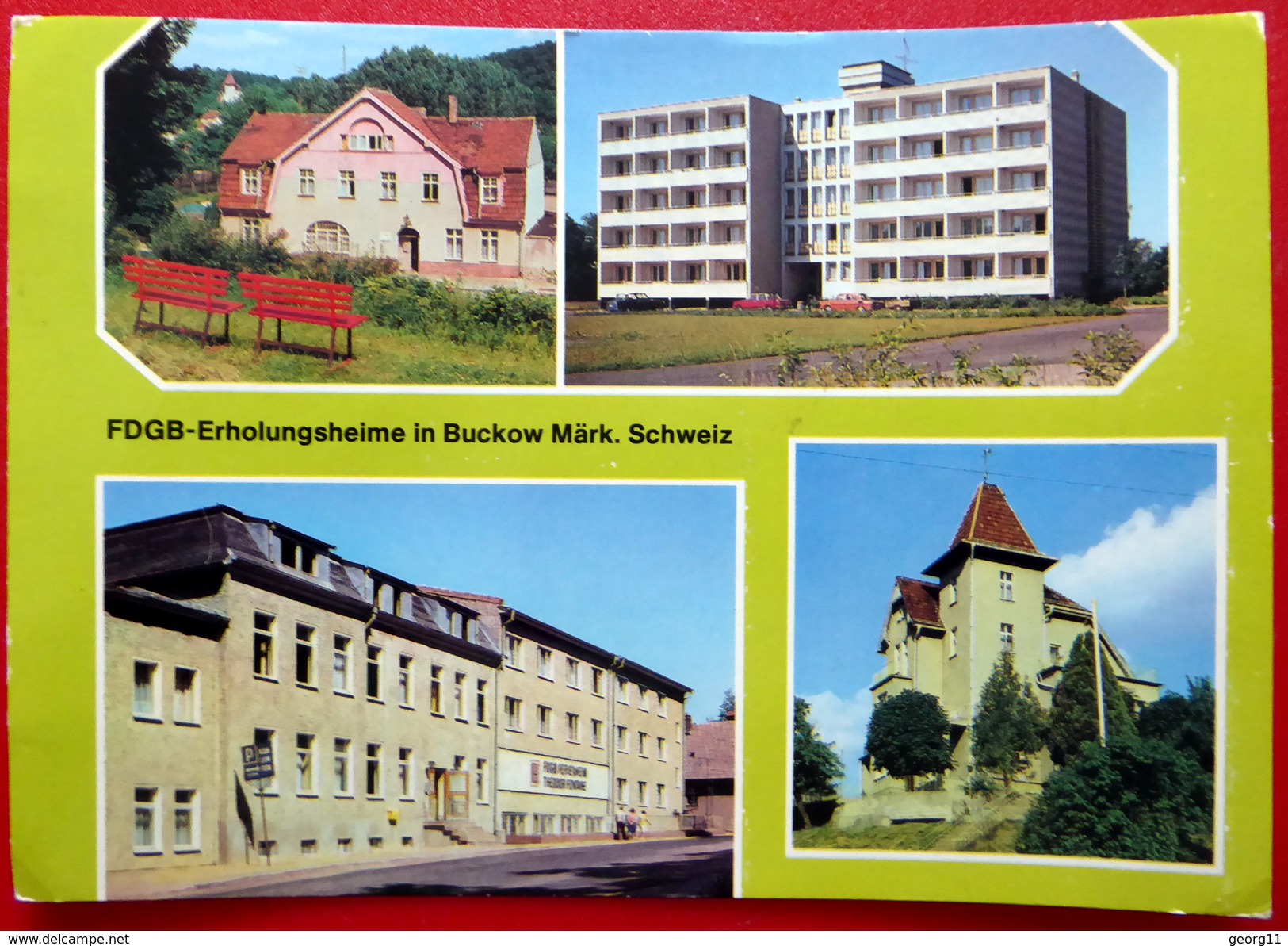 Buckow - FDGB-Erholungsheim - Märkische Schweiz - Strausberg - DDR 1980 - MBK - Buckow