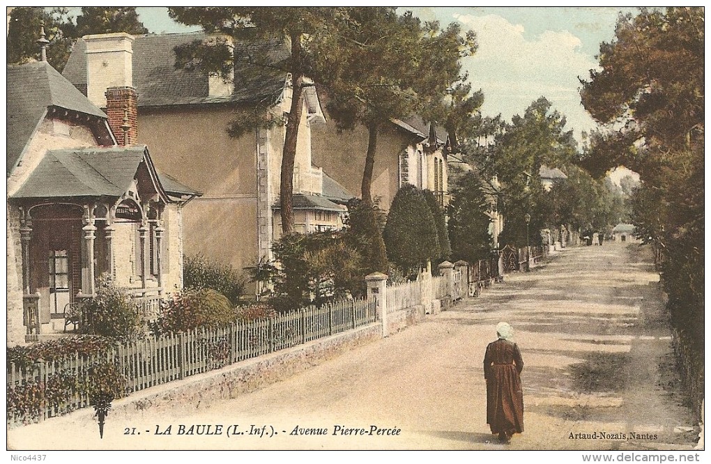 Cpa La Baule Avenue Pierre Percee - La Baule-Escoublac