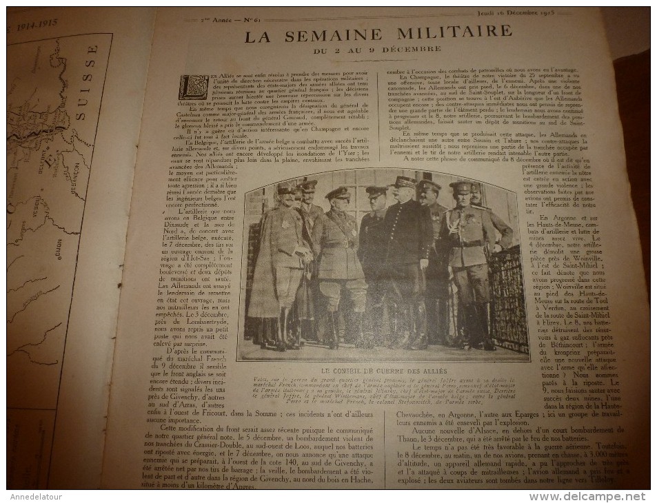 1915 LPDF:British;LOOS;Serbie;Vardar-Citte;NEUFOUR,Biesme,Harazée,Viseurs-avions;Concours:Les 100 Prix Art De Guerre - Autres & Non Classés