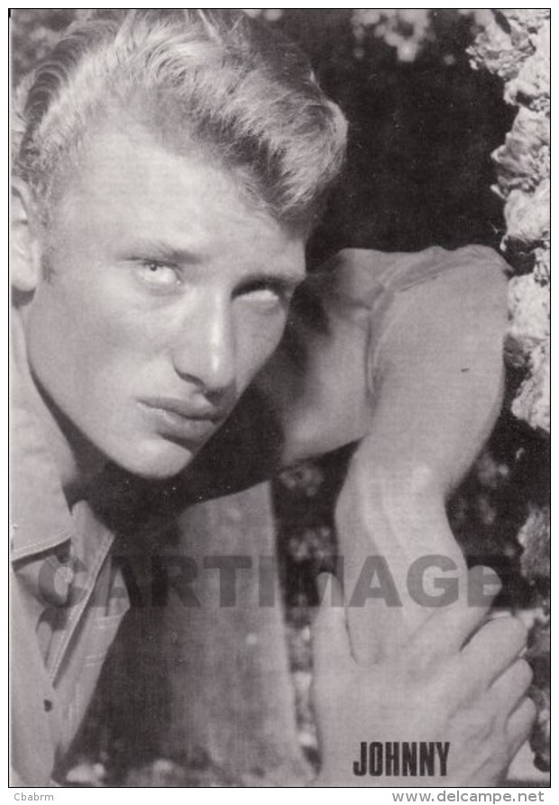 Johnny HALLYDAY Carte Postale Grand Format N. 37 - Andere & Zonder Classificatie